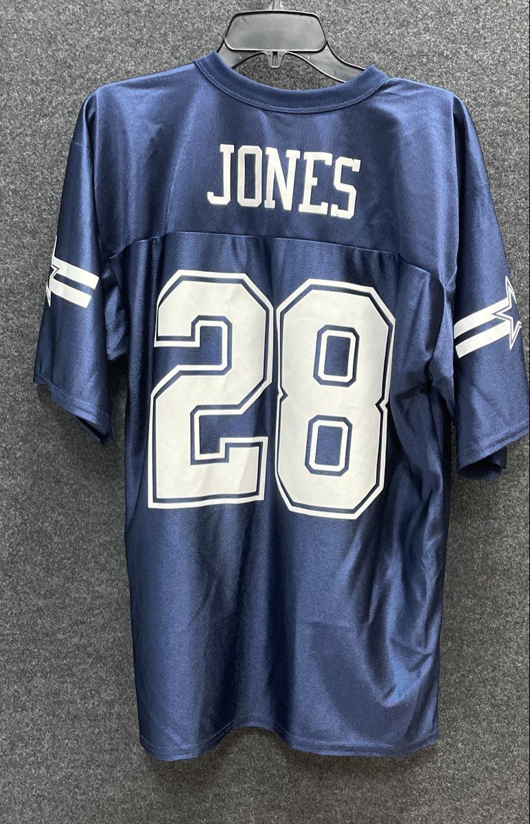 NFL Team Apparel Dallas Cowboys Felix Jones #28 Football Jersey Navy Sz M