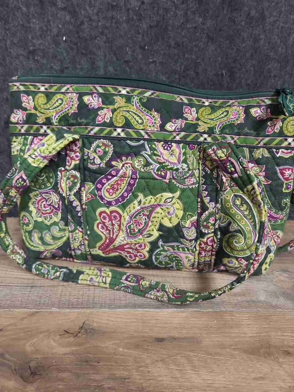 Vera Bradley Quilted Paisley Handbag Shoulder Bag Wristlet Wallet Lot of 3