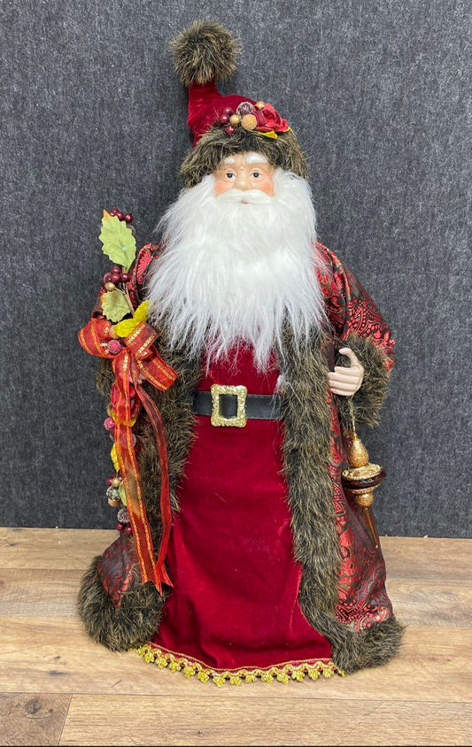 Large Red Santa Holiday Décor Topper