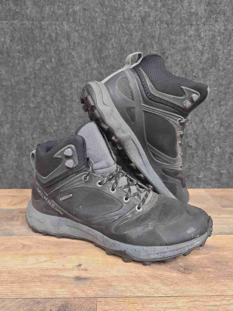 Merrell Altalight Mid Waterproof Black Rock Men's Hiking Boots Size 9.5