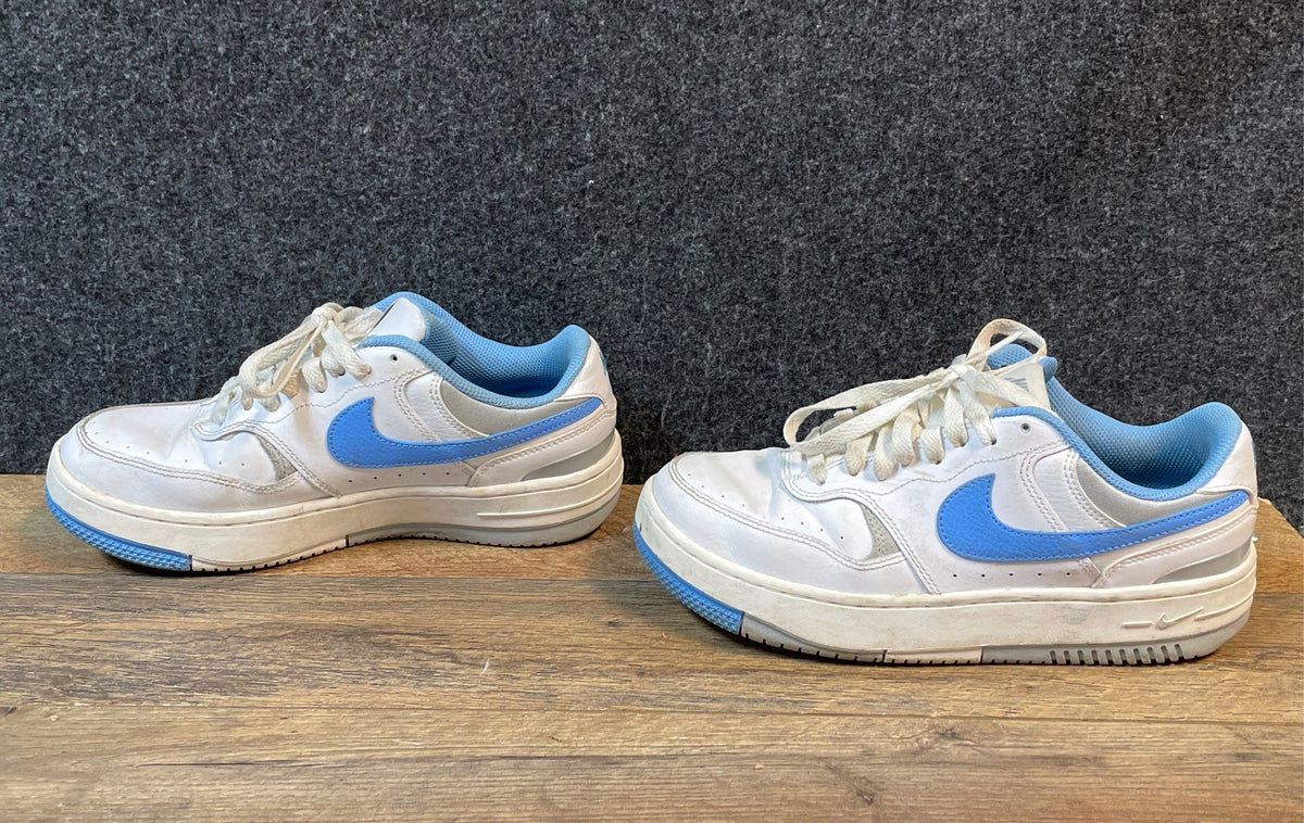 Nike Court Vision Alta White University Blue Women's Sneakers Size 8.5