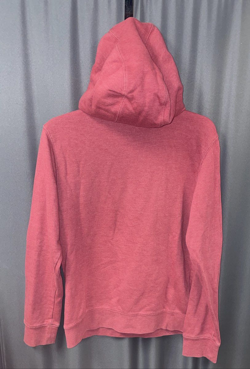 GOAT USA Unisex Burgundy Hoodie Sweatshirt Embroidered Logo Fleece Sz XS