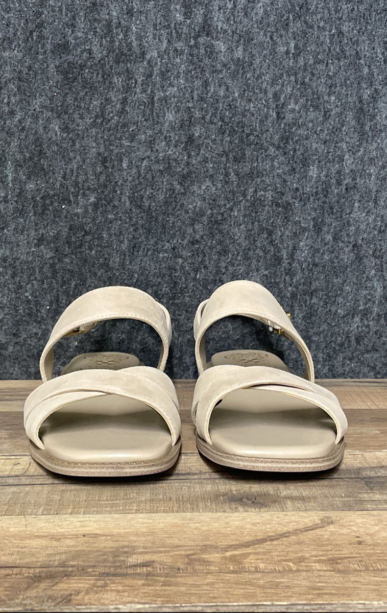 Vince Camuto Naima Tan Strappy Flat Slingback Sandals Women's Size 9.5