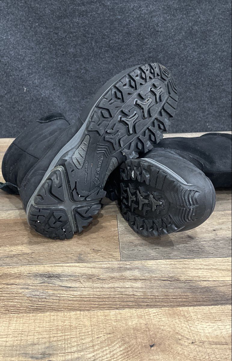 Columbia Bugaboot II Slip-On Black Winter Snow Boots Men's Size 8.5