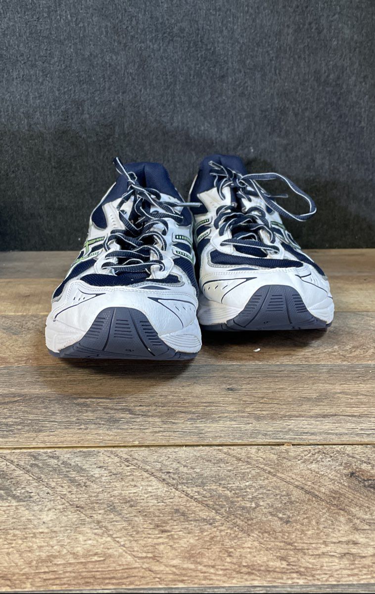 Asics GT-2160 Navy White Lime Green Running Shoes Men's Size 11.5