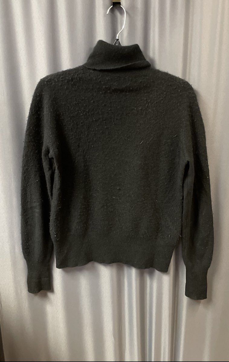Vintage Y2K Neiman Marcus Women's Black Cashmere Turtleneck Sweater Sz M