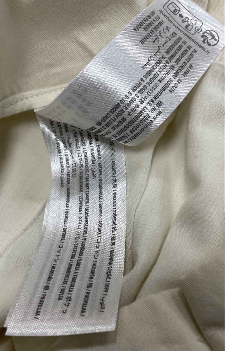 Abercrombie & Fitch Women's Pleated Cotton Pants Cream Straight Leg Sz 31L