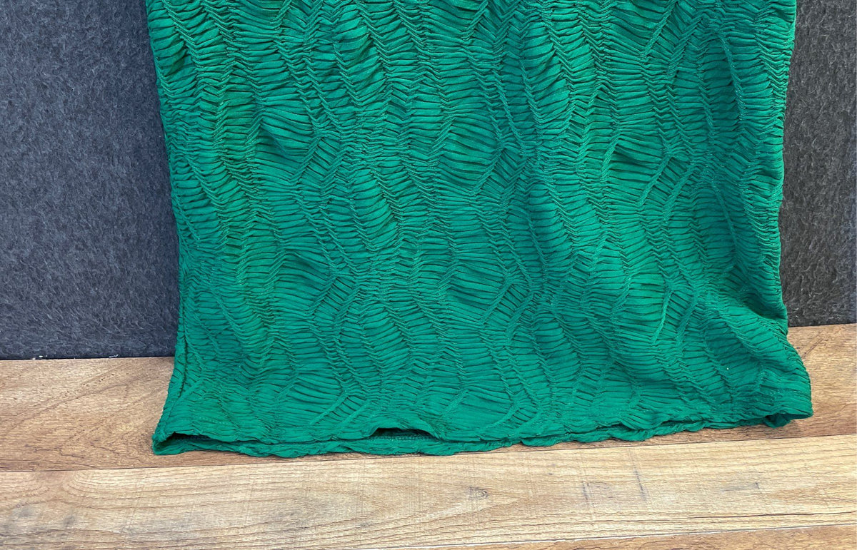 House of Harlow 1960 Women's Green Textured Mock Neck Sleeveless Dress Sz S NWT