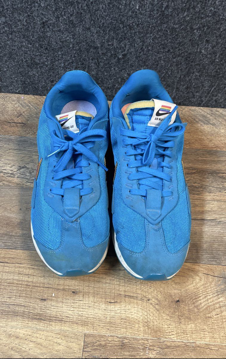 Nike Air Max Pre-Day Be True Blue Rainbow DD3025-400 Men's Sneakers Size 12