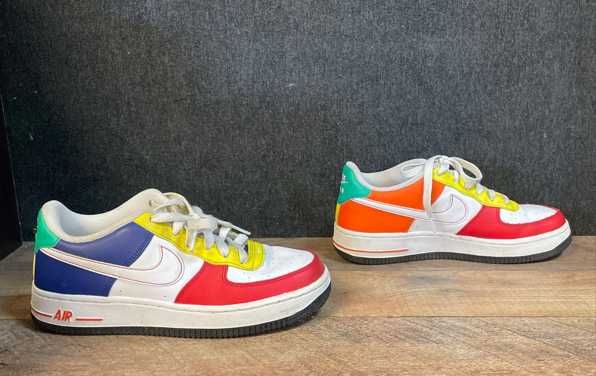 Nike Air Force 1 Low Multicolor Kids Youth Sneakers Size 5Y