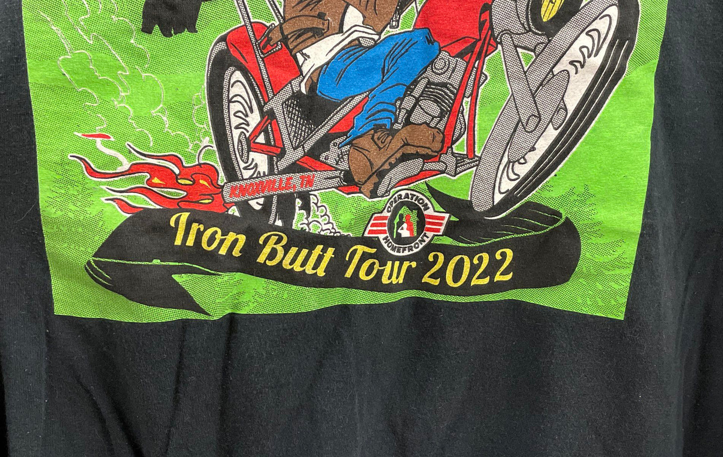 2022 Southeast Iron Butt Tour Motorcycle T-Shirt Knoxville TN Indian Moto Sz XL