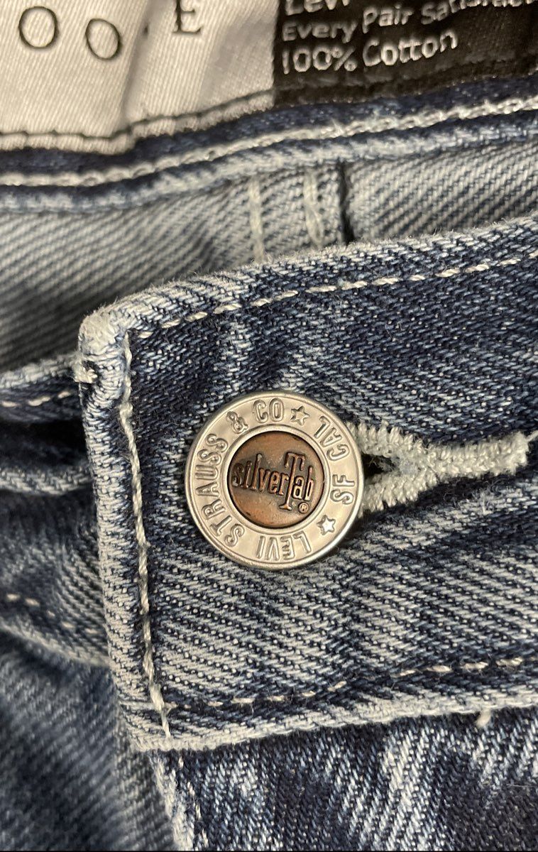 Levi's SilverTab Men's Loose Fit Straight Leg Jeans Blue Wash Denim Sz 30x32