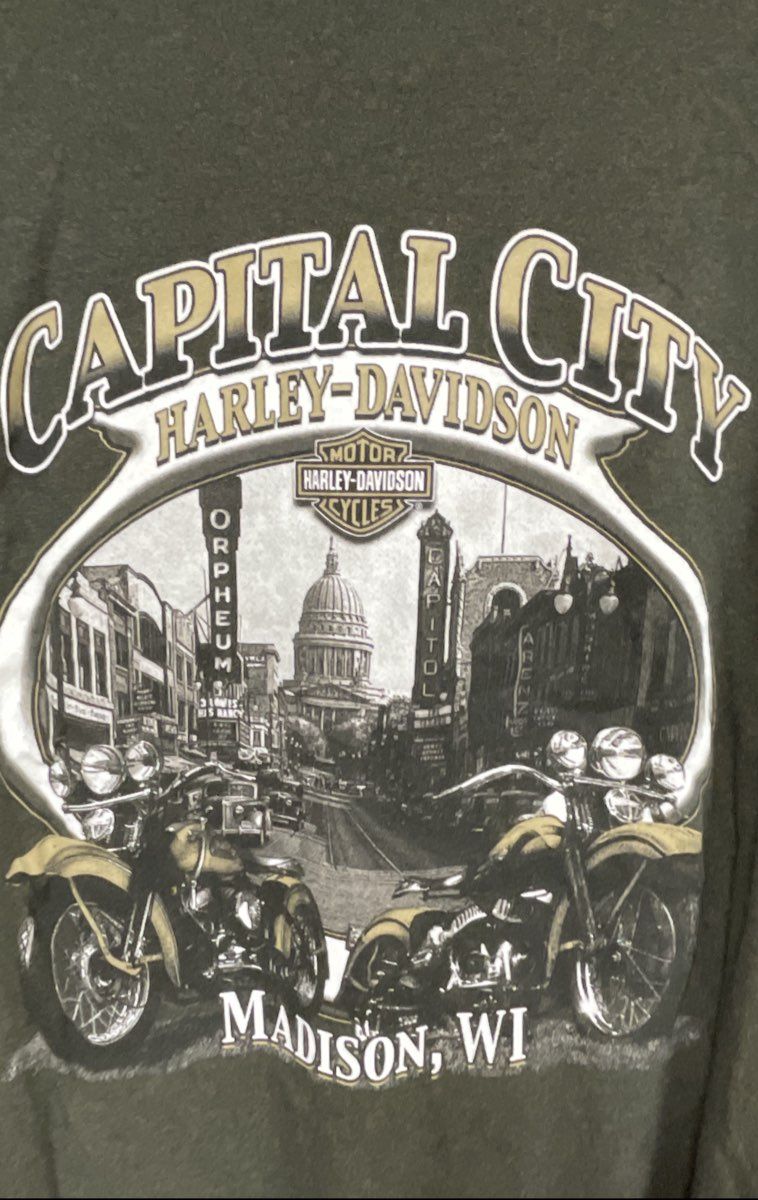 Multi Harley Davidson T-shirt - Size 2XL