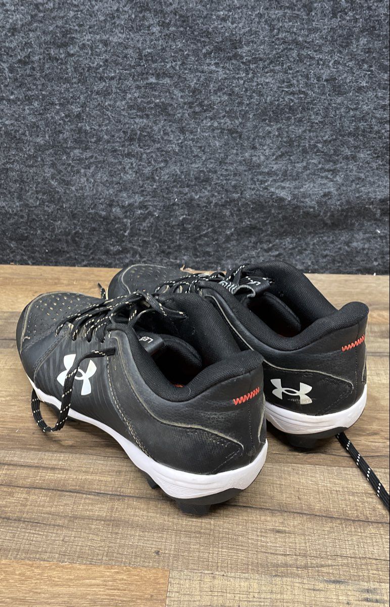 Under Armour Leadoff Low RM Black White Baseball Cleats Men's Size 8