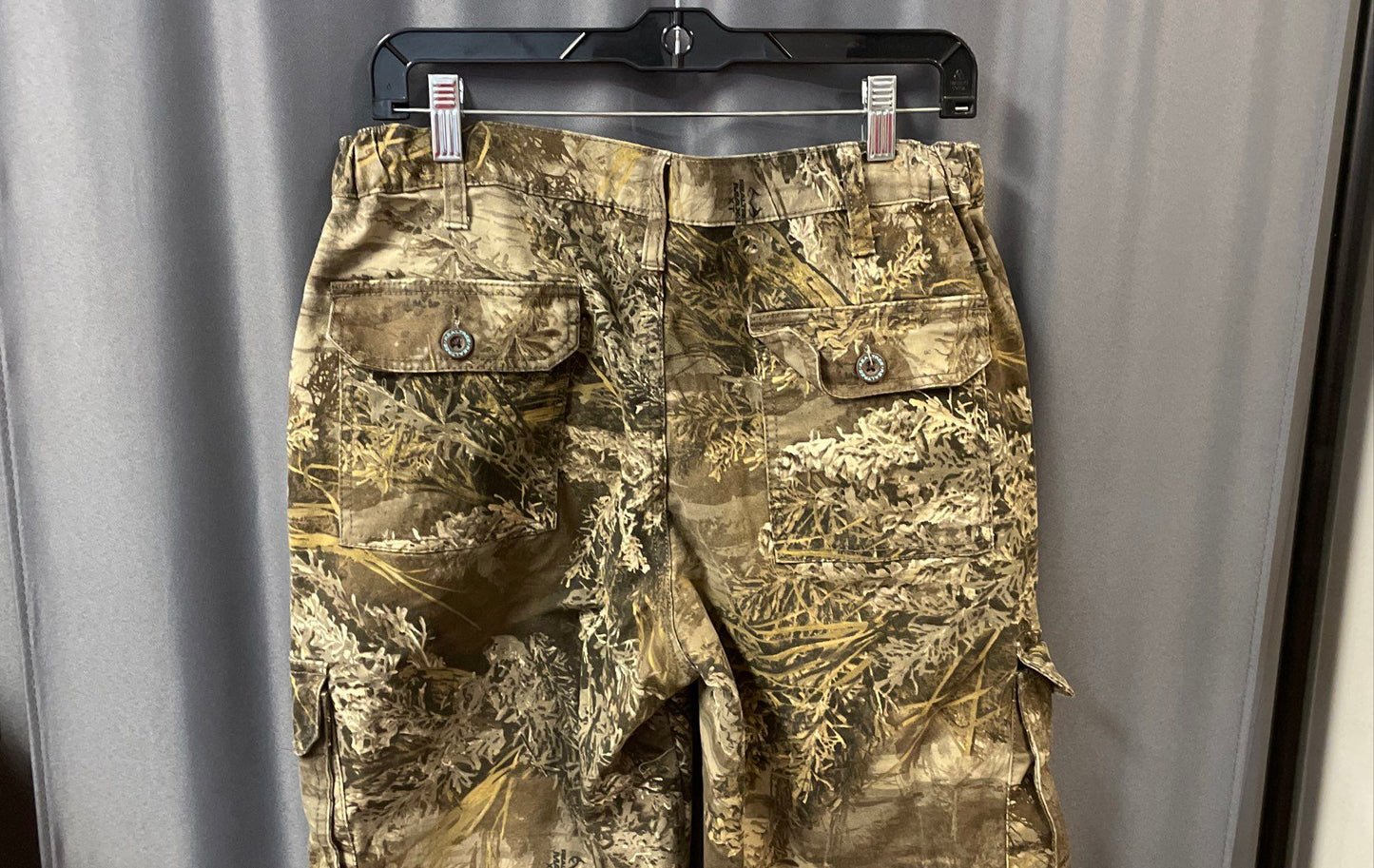 Realtree Women's Max-1 XT Camo Stretch Cargo Hunting Pants Size M 8-10