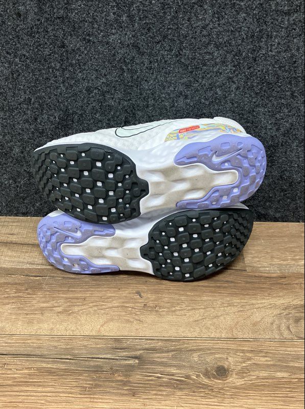 Nike Women's Renew Ride 3 White Multi-Color Running Shoes Size 7.5