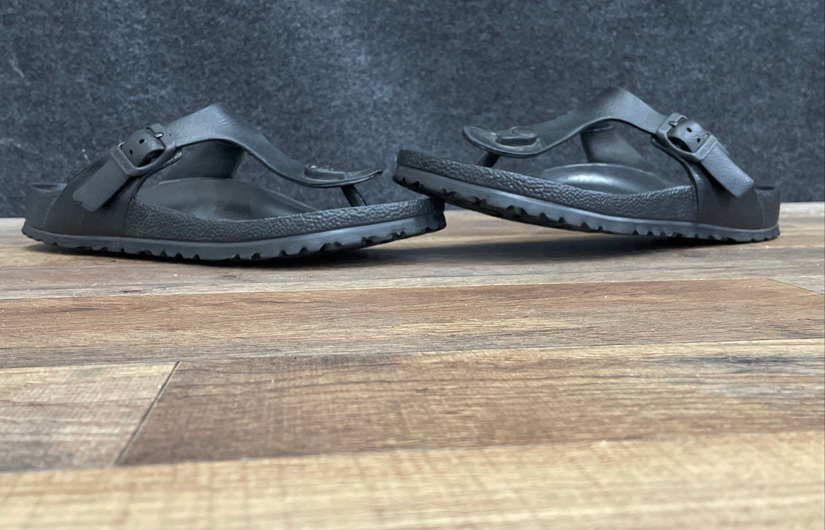 Birkenstock Gizeh EVA Black Waterproof Thong Sandals Size 38