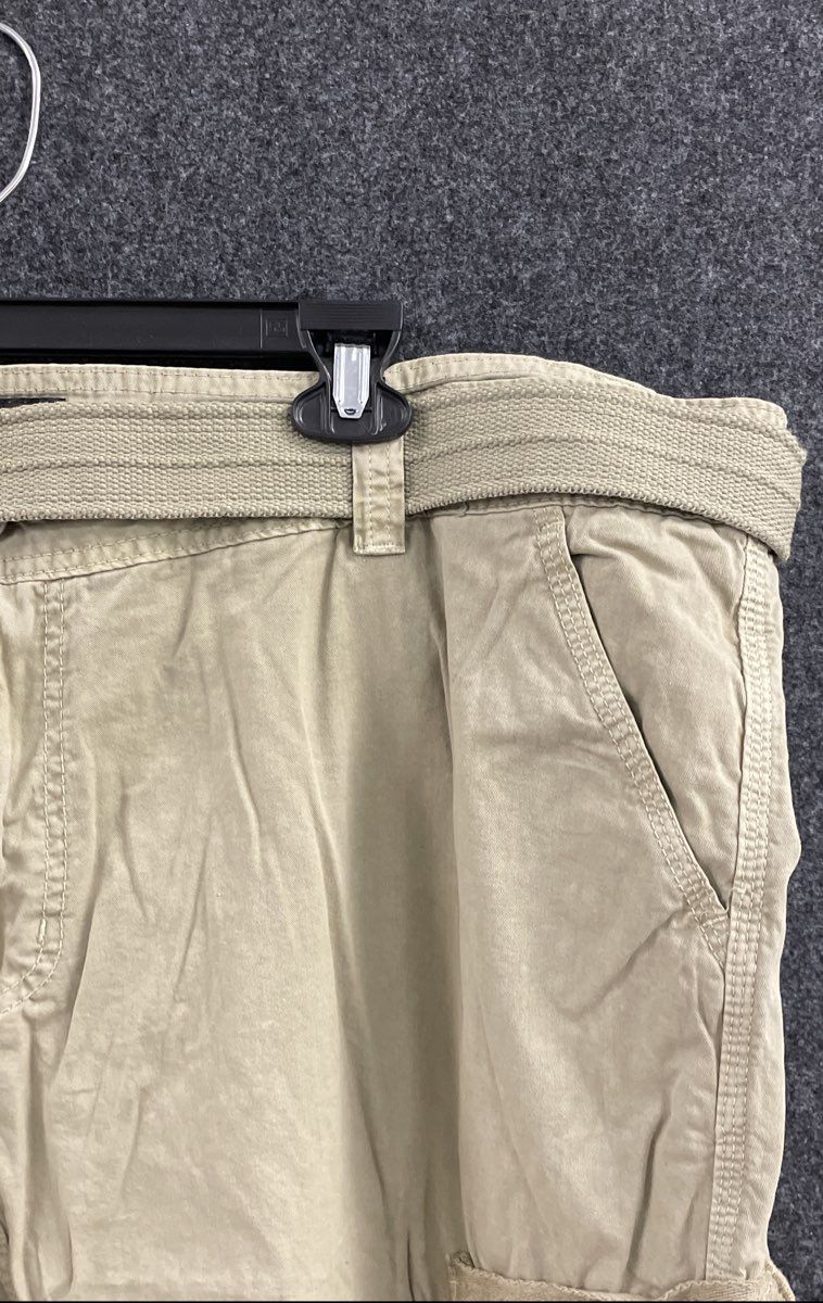 XRAY Jeans Men's Stone Belted Multi-Pocket Cotton Cargo Shorts Size 48 NWT