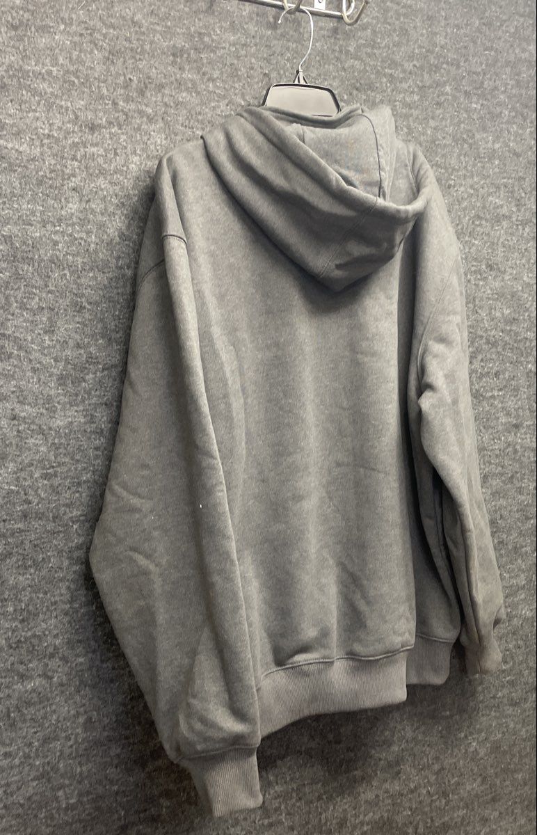 Carhartt Men's Gray Rain Defender Loose Fit Quarter-Zip Hoodie Sweatshirt Sz XL