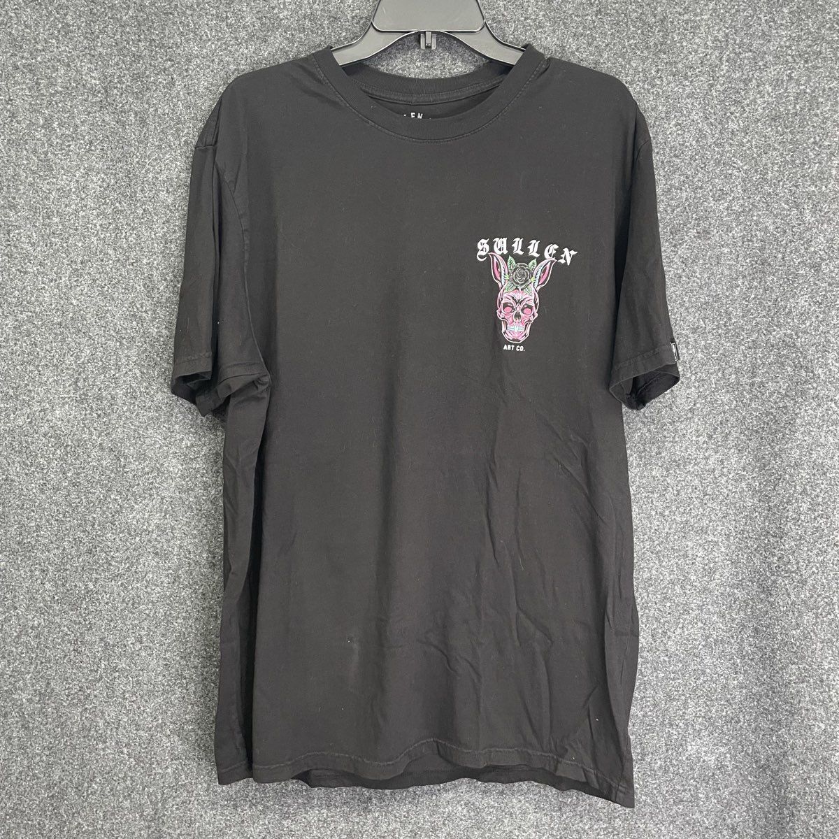 Sullen Art Collective Skull Bunny Rose Premium Fit Graphic T-Shirt SCM 7319 XL