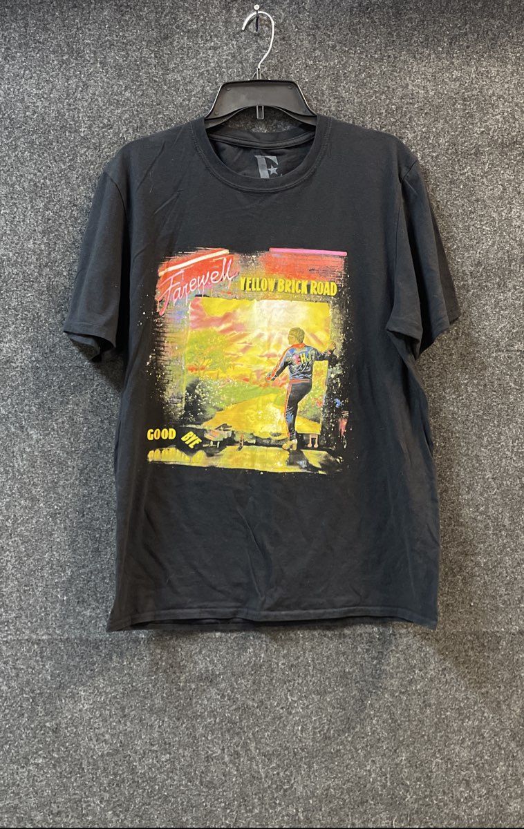 2022 Elton John Farewell Yellow Brick Road Tour T-Shirt HST Global Sz L