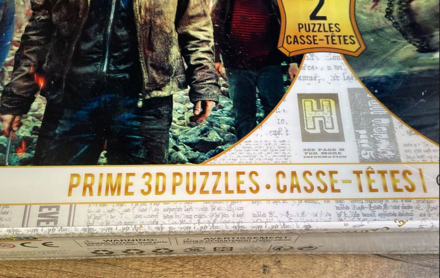 New Sealed Wizarding World Harry Potter Prime 3D 2-Pack 500-Piece Puzzles