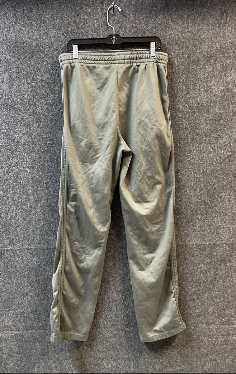 Tapout Men's Grey Polyester Track Pants Elastic Waist Embroidered Logo Sz L