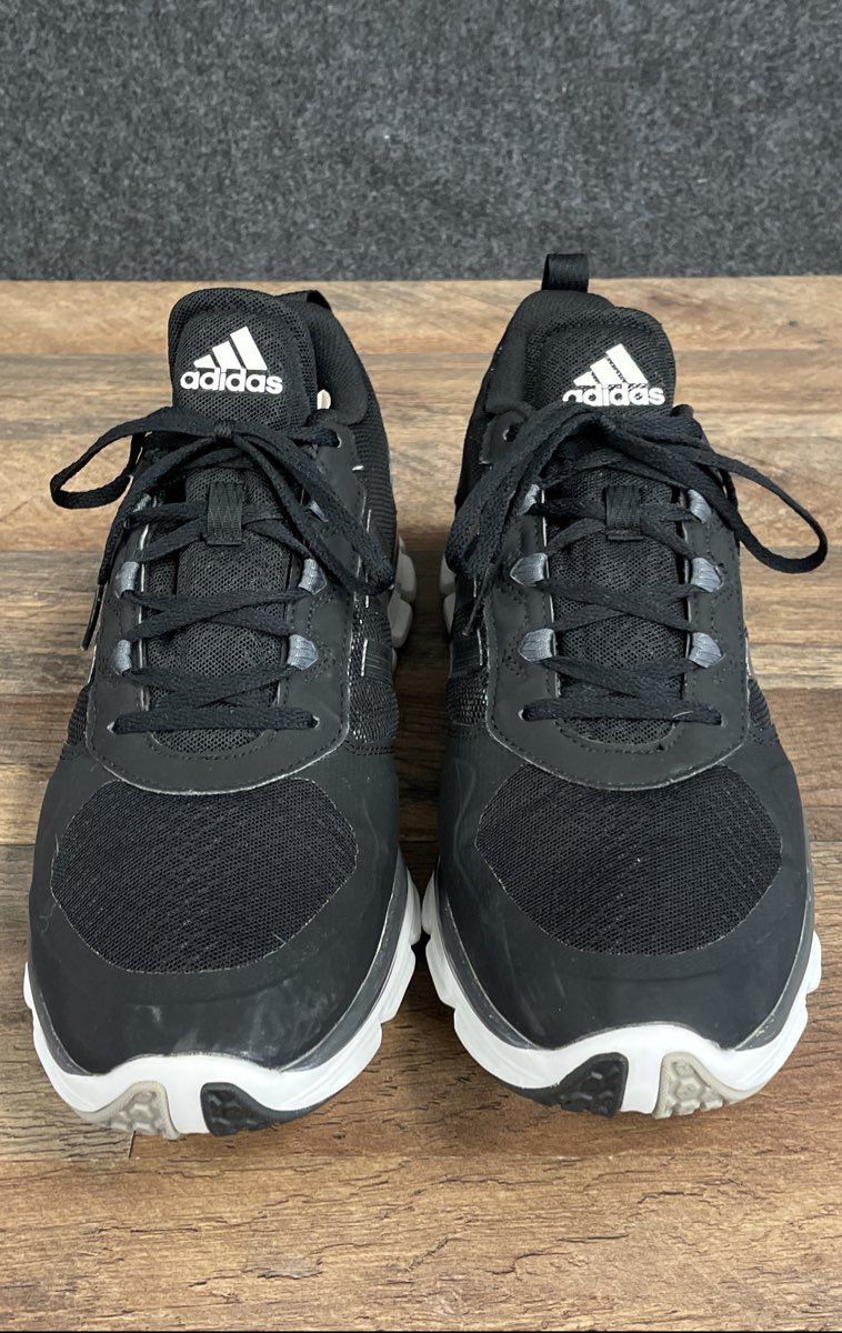 Adidas Speed Trainer 2 Black Metallic Silver White Men's Size 13.5