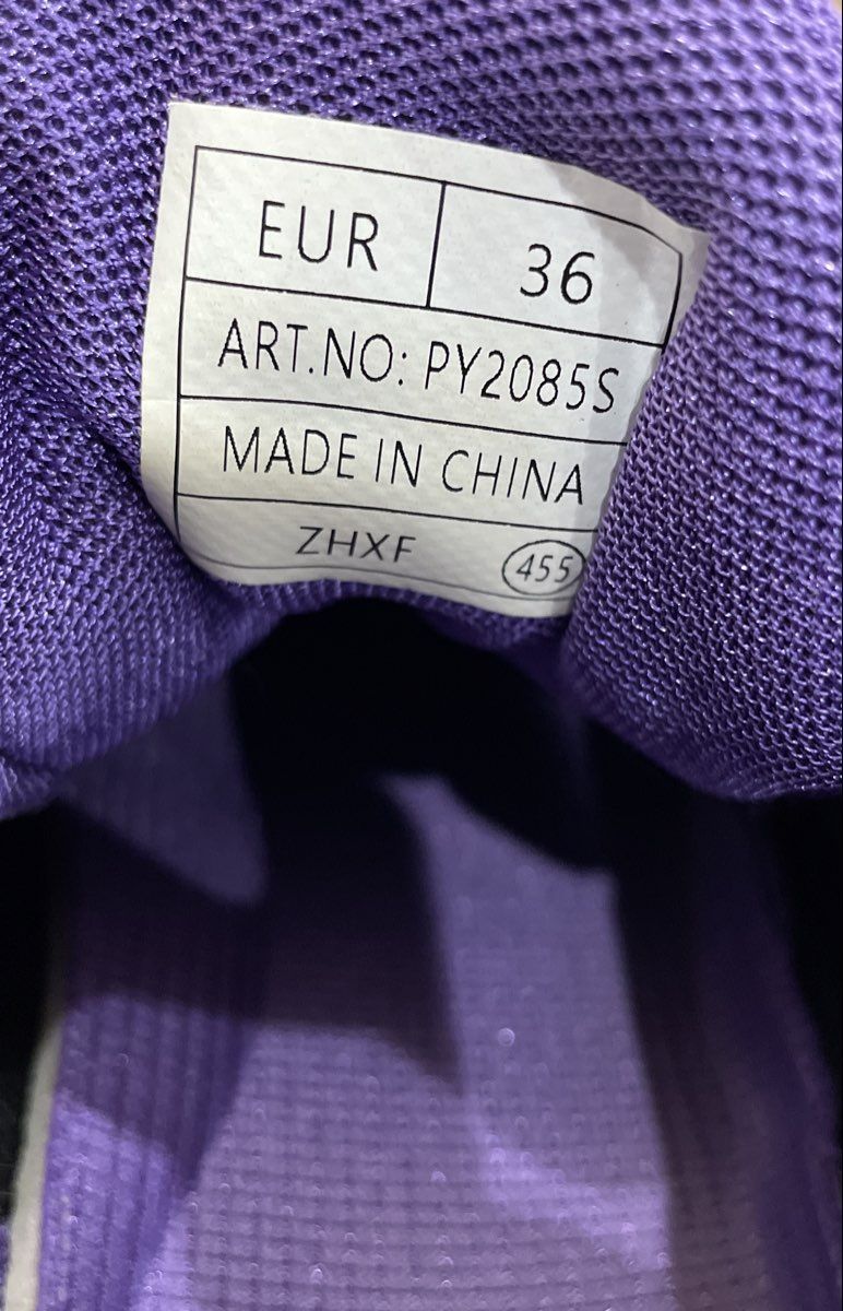 Running Air Purple White Knit Air Cushion Sneakers Women's Sz EUR 36
