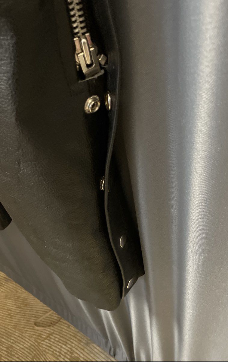Daniel Smart Men's Black Leather Motorcycle Chaps Adjustable Belt Sz 36/38