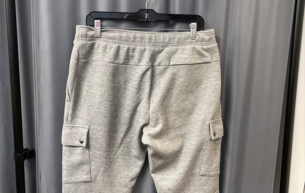 Polo Ralph Lauren Men's Gray Cargo Jogger Sweatpants Pony Logo Sz M
