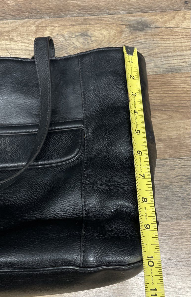 Rebecca Minkoff Black Leather M.A.B. Morning After Tote Bag with Pouch