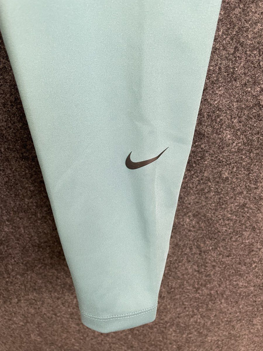 Nike Women's One Tight Fit Leggings Teal Blue Training Tights AJ8827-364 XL NWT