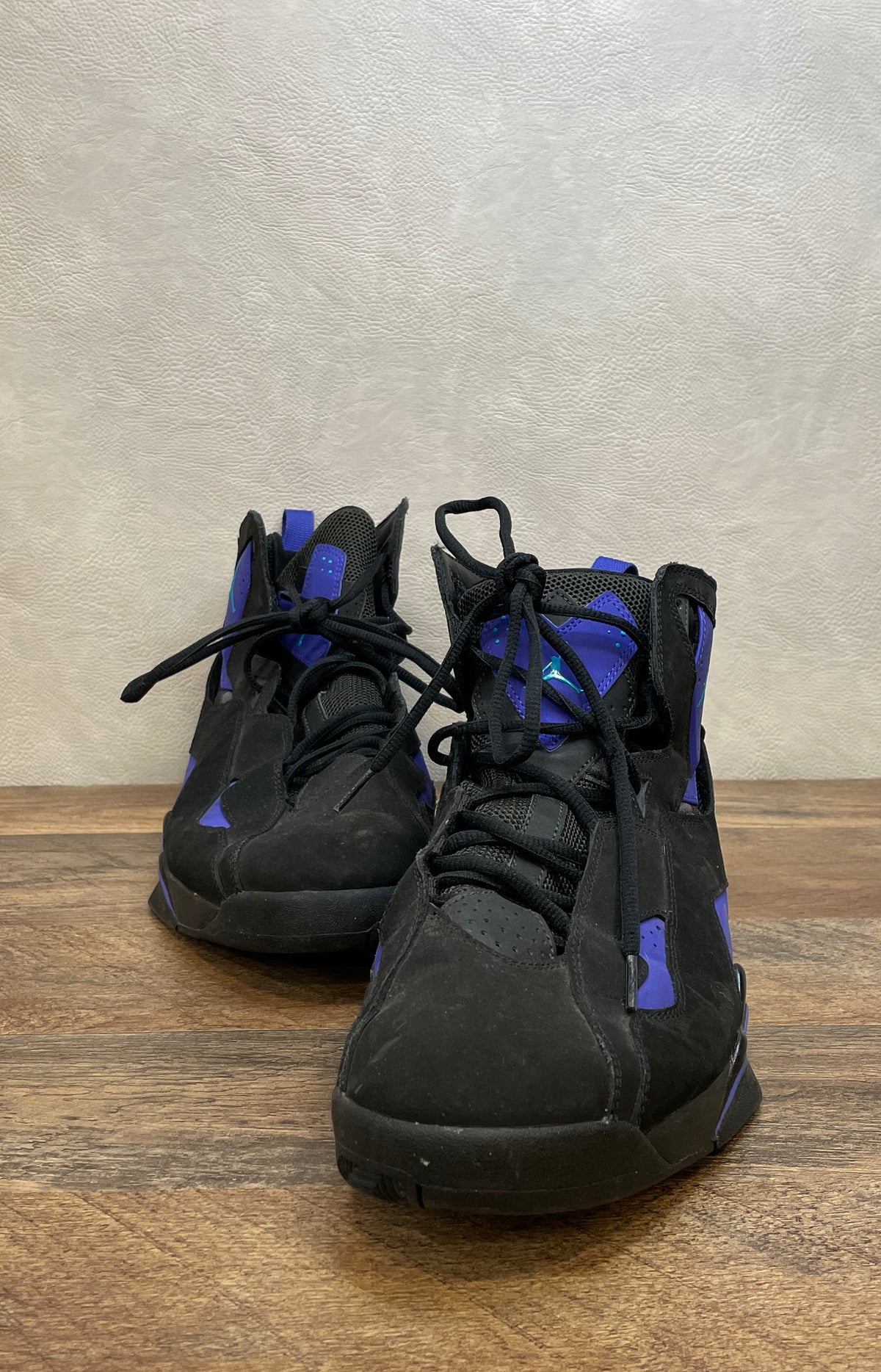 Nike Air Jordan True Flight Black Electric Purple Sneakers Men's Size 13