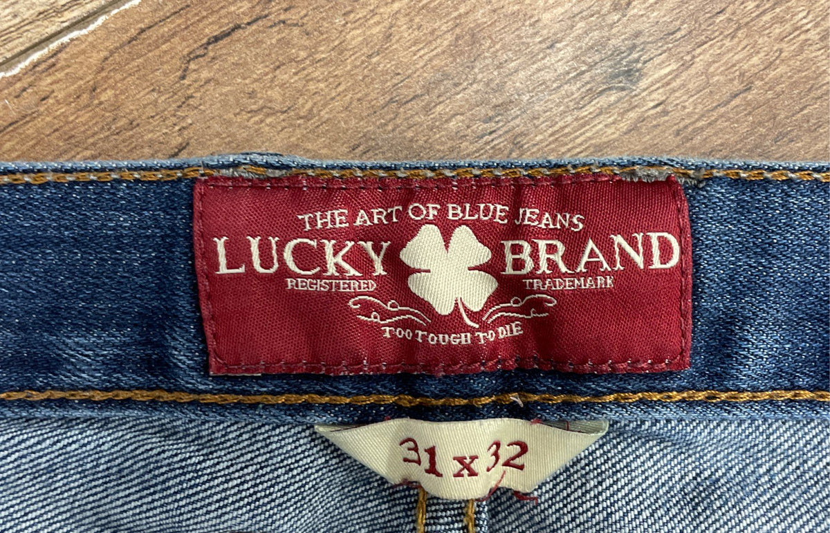 Lucky Brand Men's 361 Vintage Straight Blue Medium Wash Jeans Sz 31x32