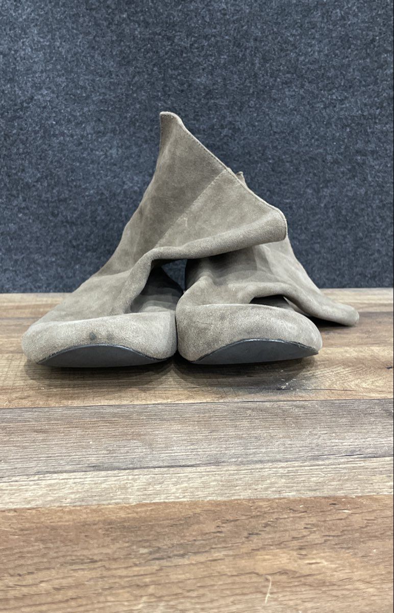 Pure Jill Grey Suede Slouch Pull On Ankle Boots Women's Size 9