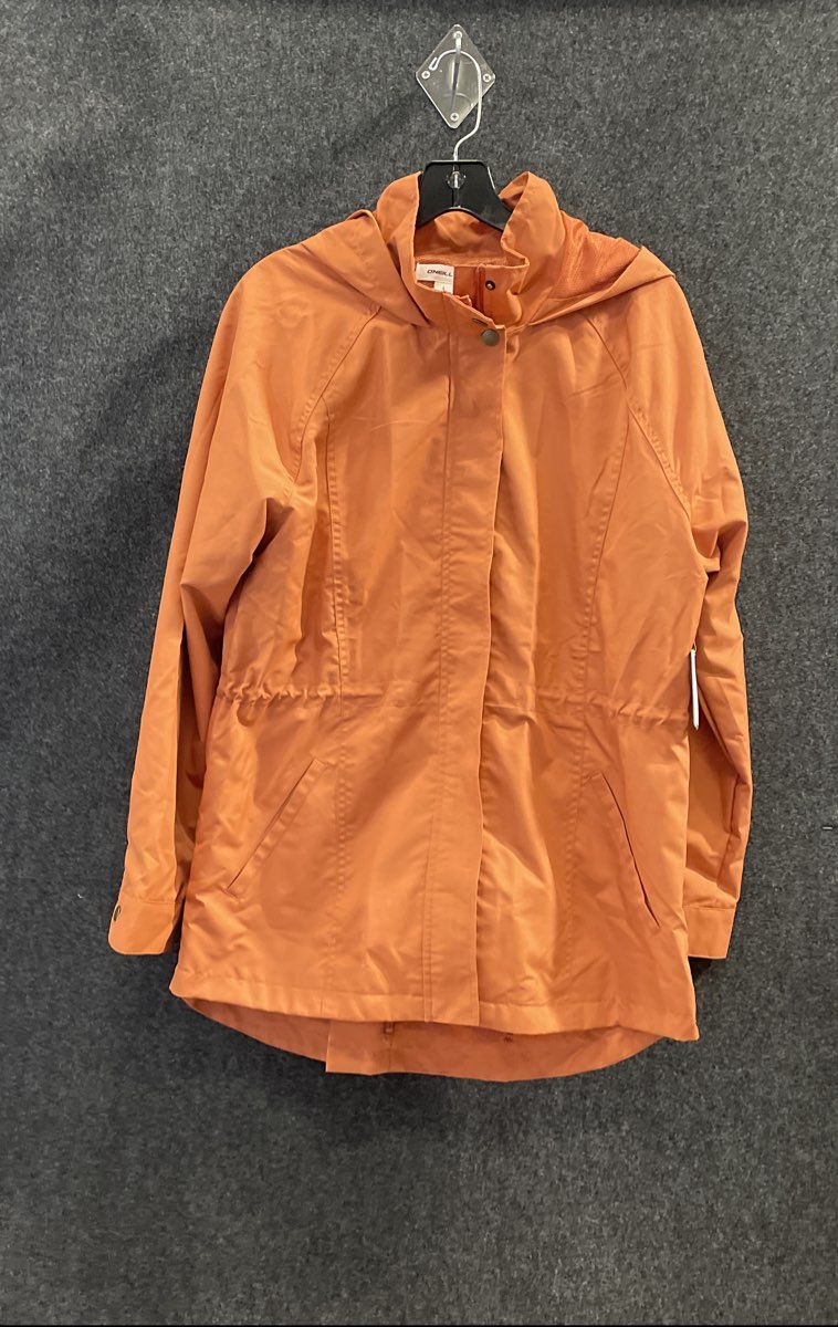 O'Neill Women's Orange Gayle Hooded Parka Jacket NWT Sz L