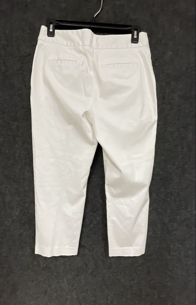 Liz Claiborne New York Women's White Jackie Ankle Pants Sz 6P