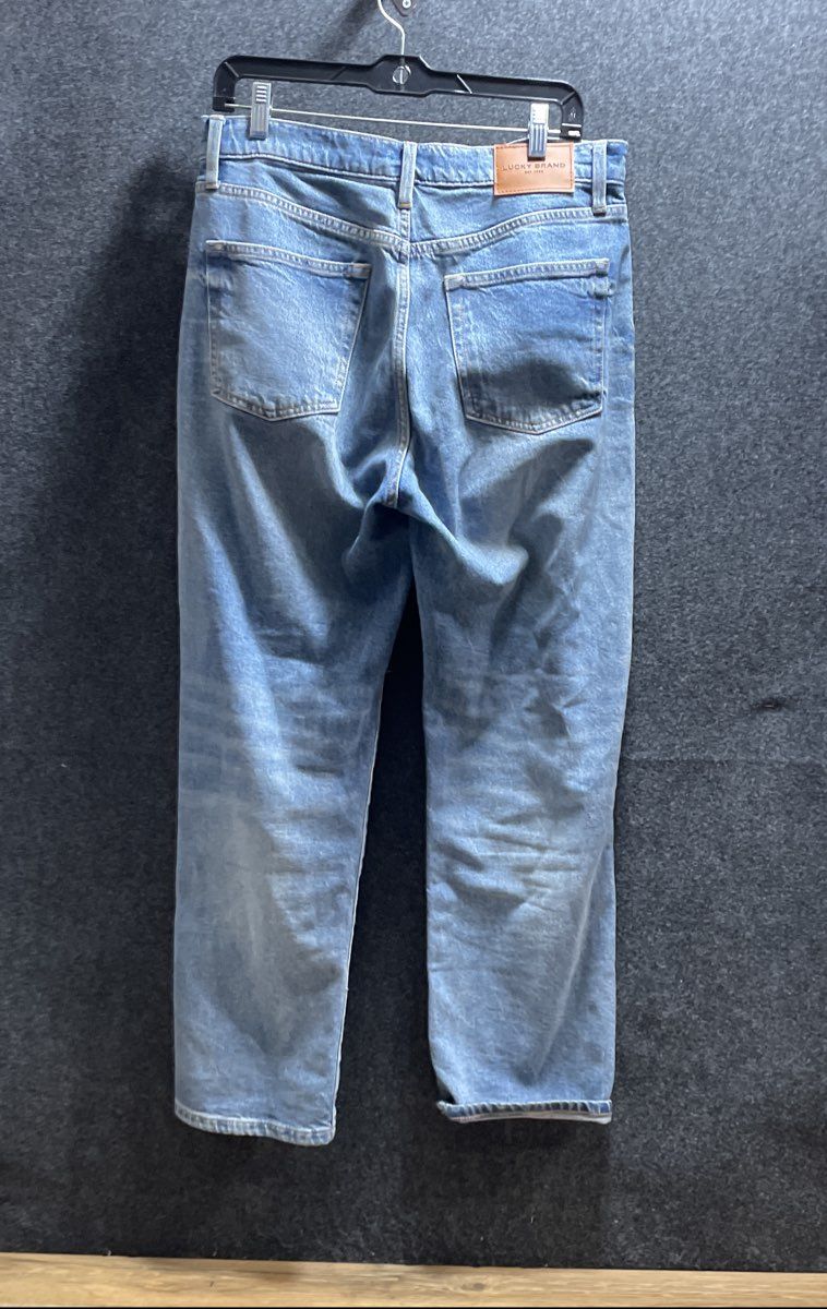 Lucky Brand Women's 90s Loose High Rise Straight Blue Jeans Sz 8/29