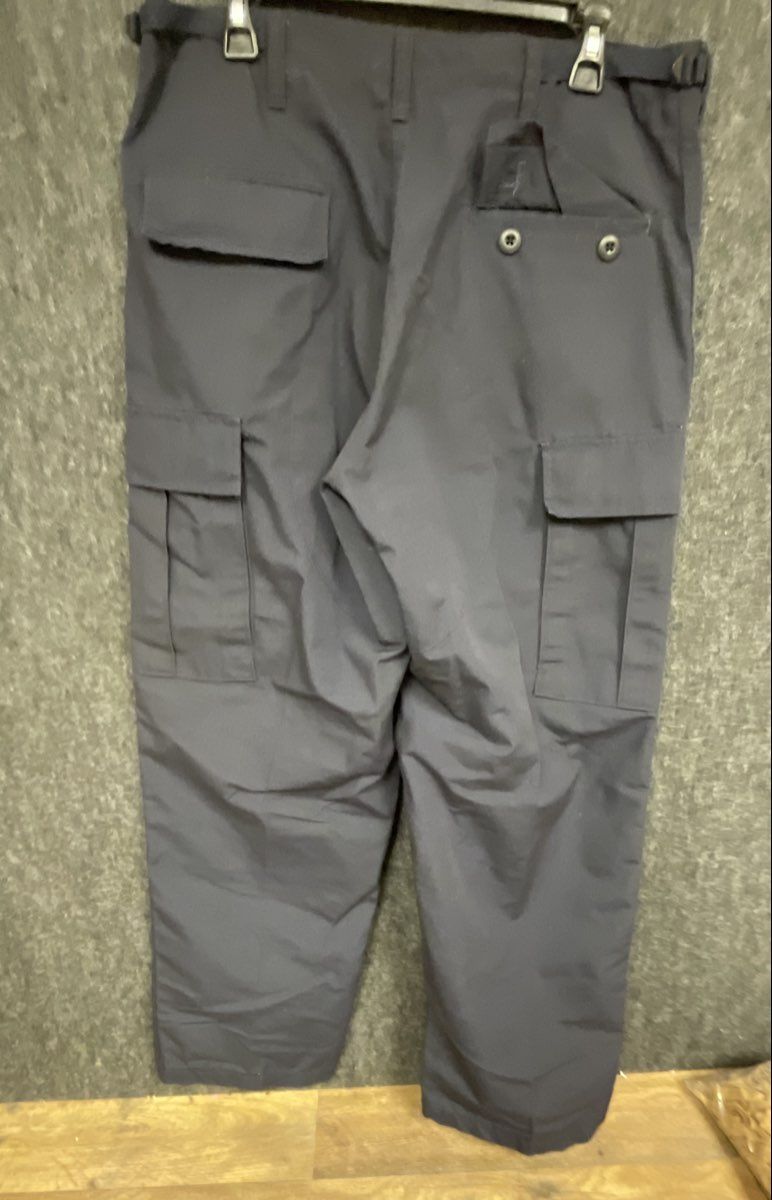 Tru-Spec Men's Black Tactical Cargo BDU Ripstop Pants Sz Medium Long