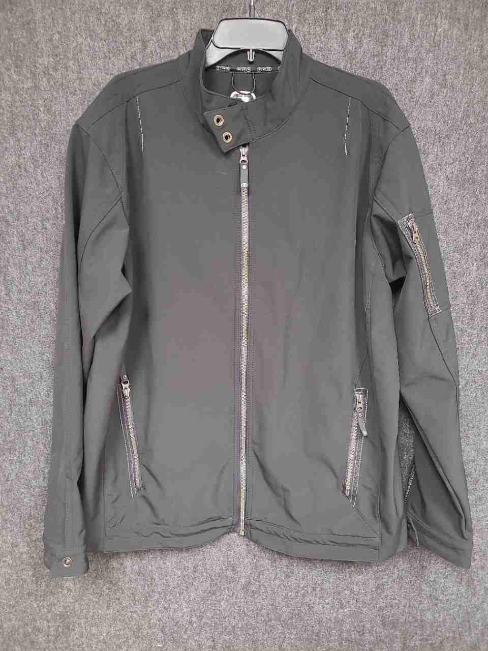 Ogio Men's Black Intake Softshell Full Zip Mock Neck Jacket Size XL