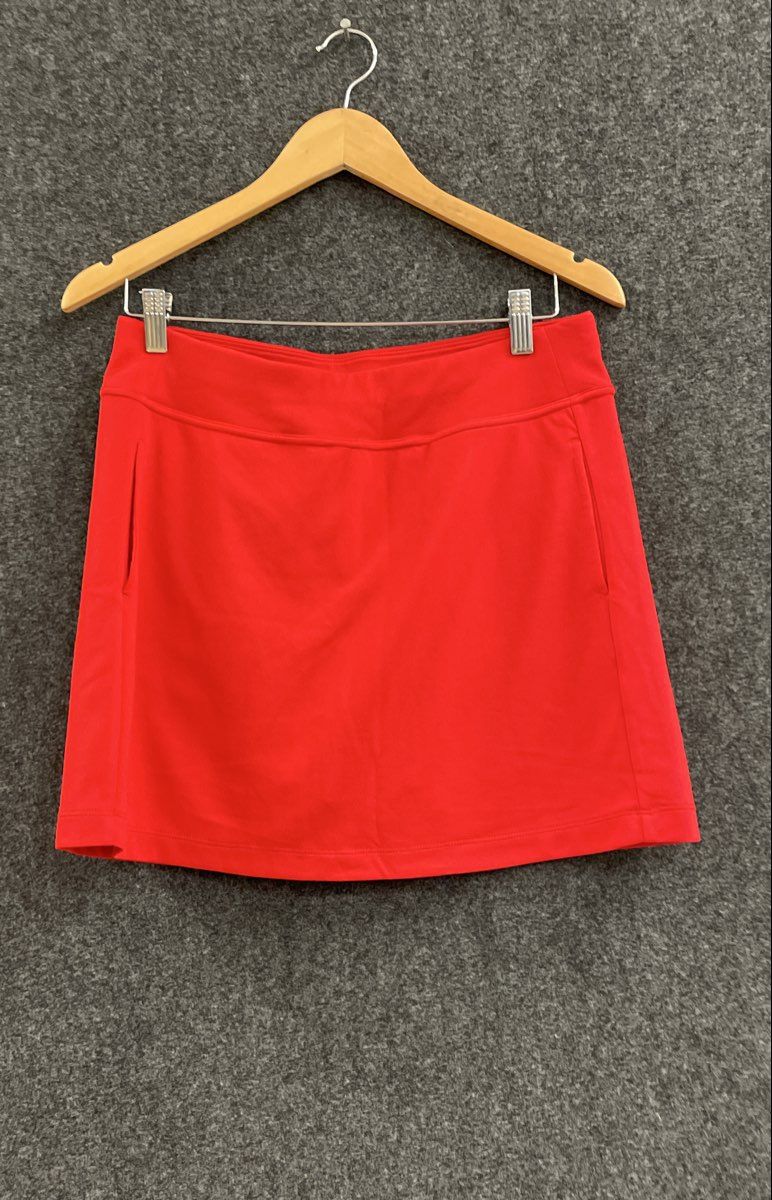 PGA Tour Women's Red Airflux Performance Golf Skort Size M