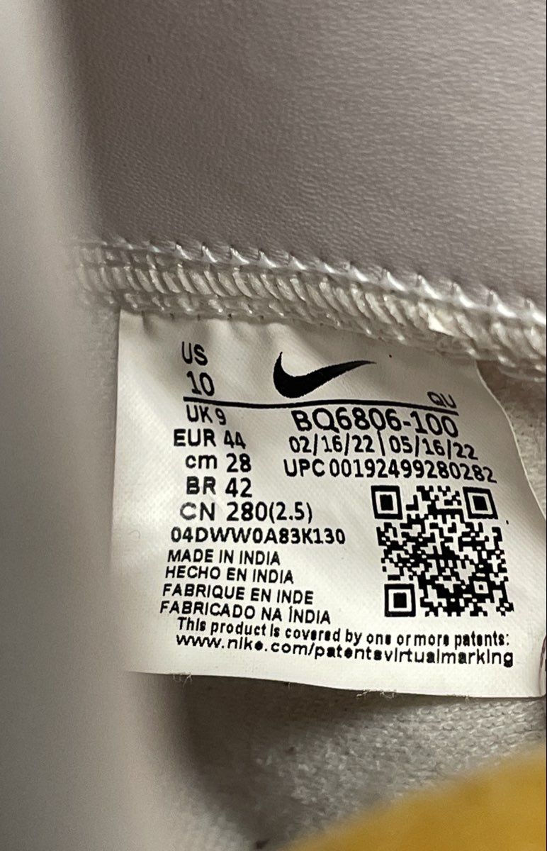 Nike Blazer Mid '77 Vintage White Black High Top Sneakers Men's Size 10