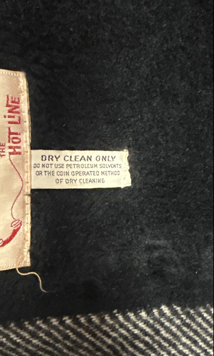 Vintage 70s Darwood Men's Gray Herringbone Tweed Faux Fur Lined Overcoat