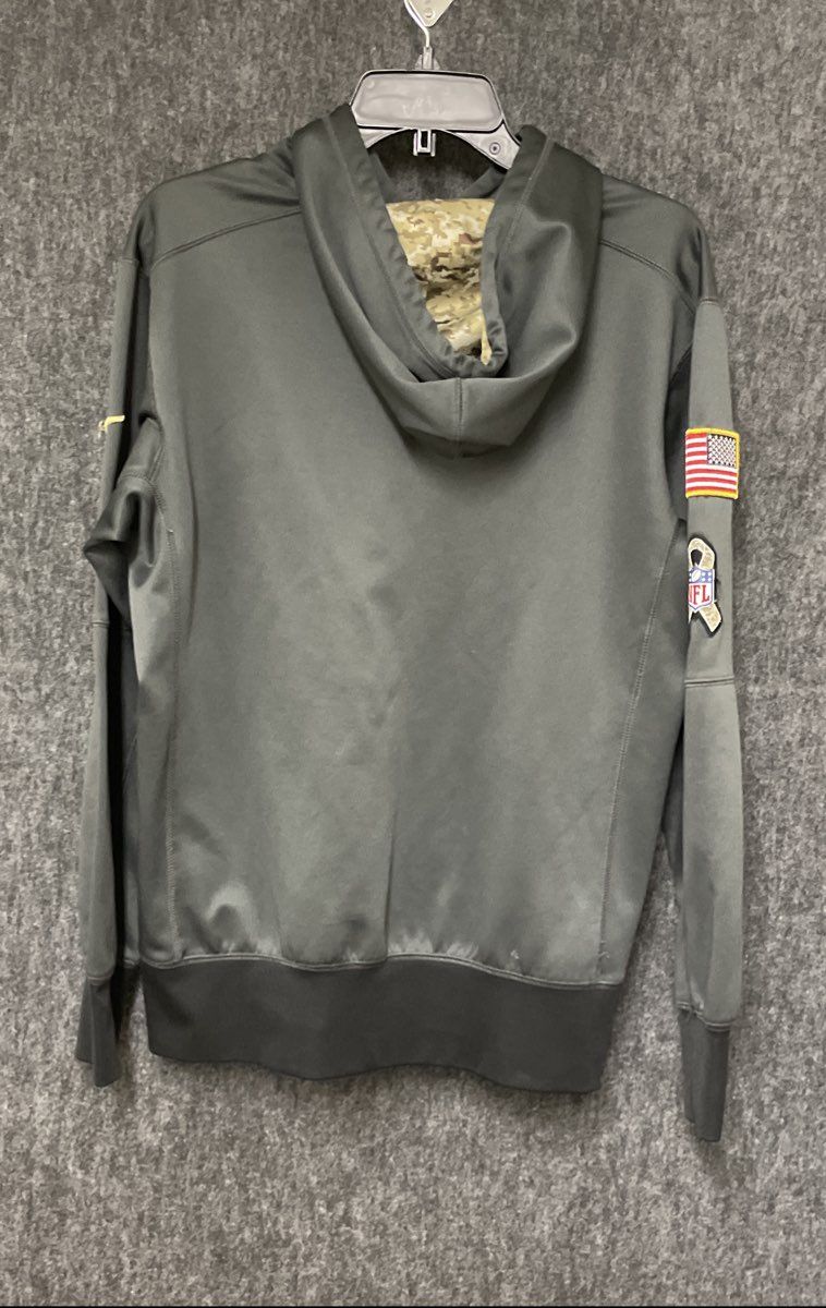 Nike Men's Indianapolis Colts Salute to Service Therma-FIT Hoodie Olive Sz M