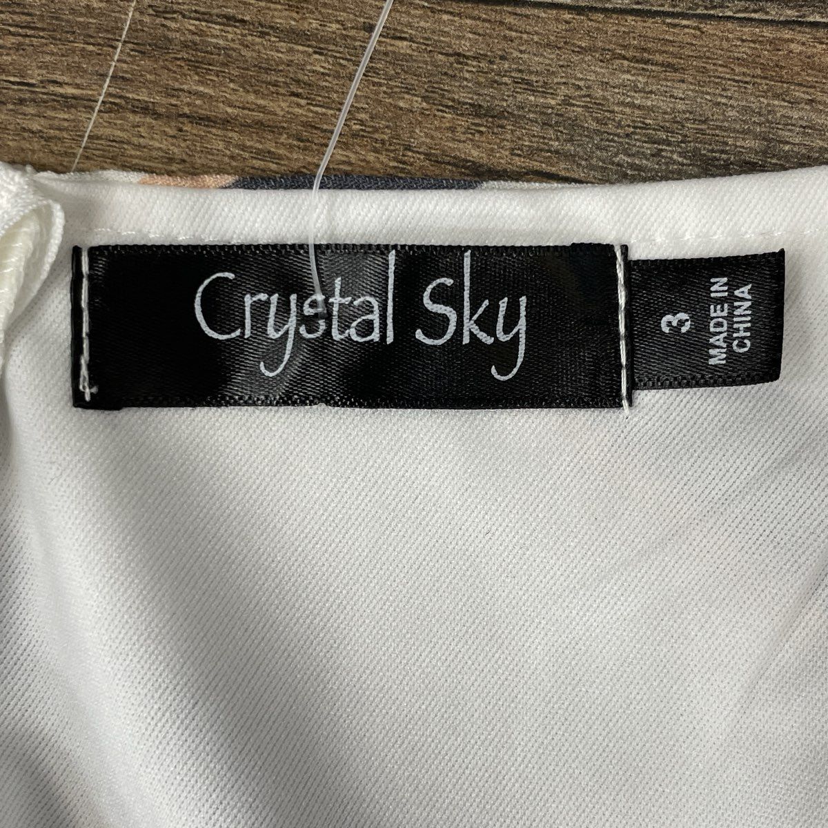 Crystal Sky Women's Jumpsuit White Blue Striped Cutout Wide Leg Sz 3 NWT