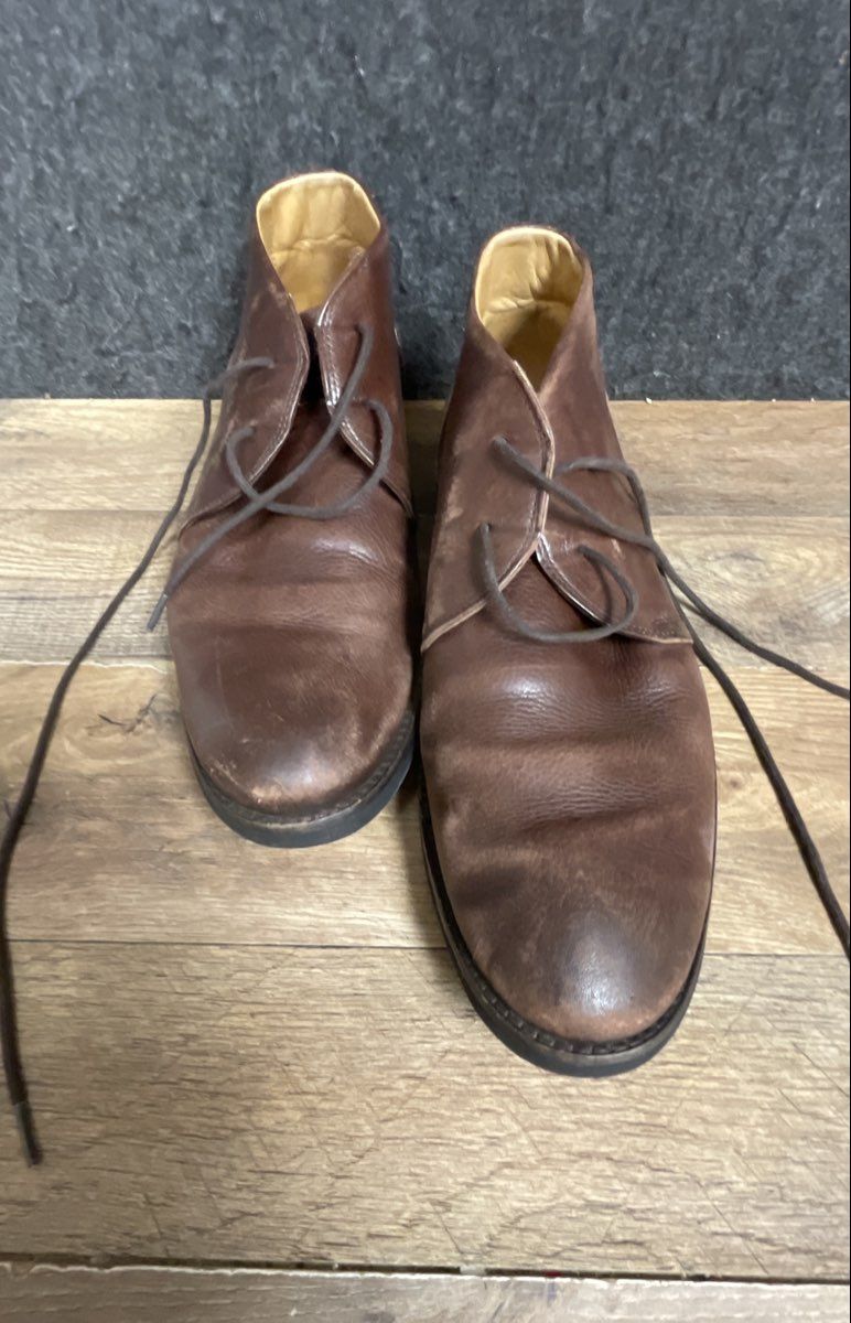 Marc Joseph New York Men's Brown Leather Chukka Boots Size 10.5