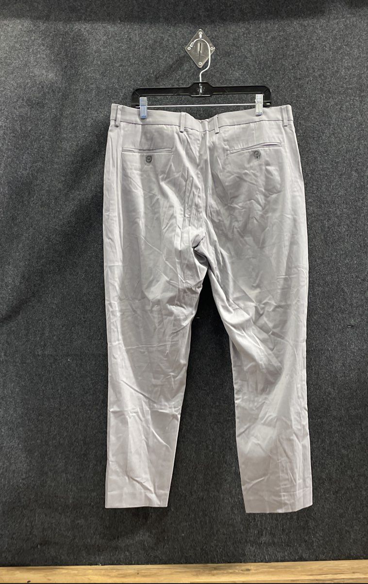 Express Men's Grey Suit Pants Stretch Easy Care Slim Sz 36x30