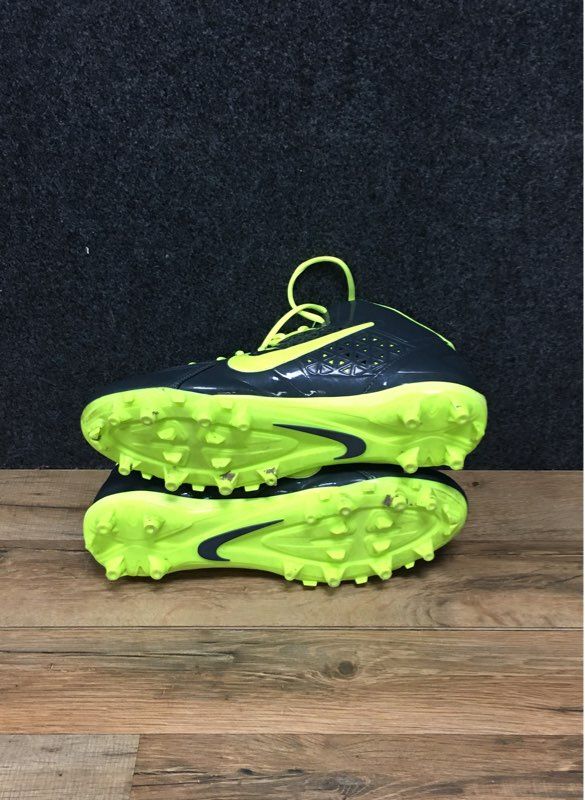 Nike Speedlax 4 Dark Grey Volt Lacrosse Cleats Men's Size 13