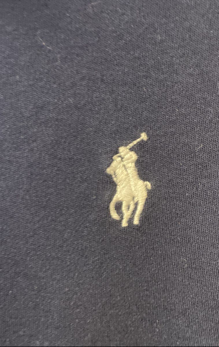 Polo Ralph Lauren Men's Navy Blue Cotton Short Sleeve Pony Polo Shirt Sz L